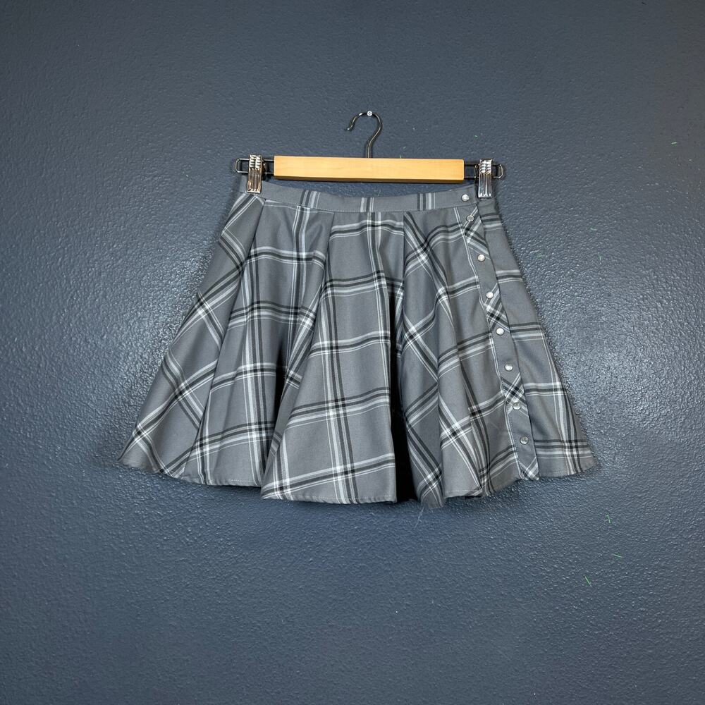 Dixxon XS women’s gray pearl snap dress Flannel Company